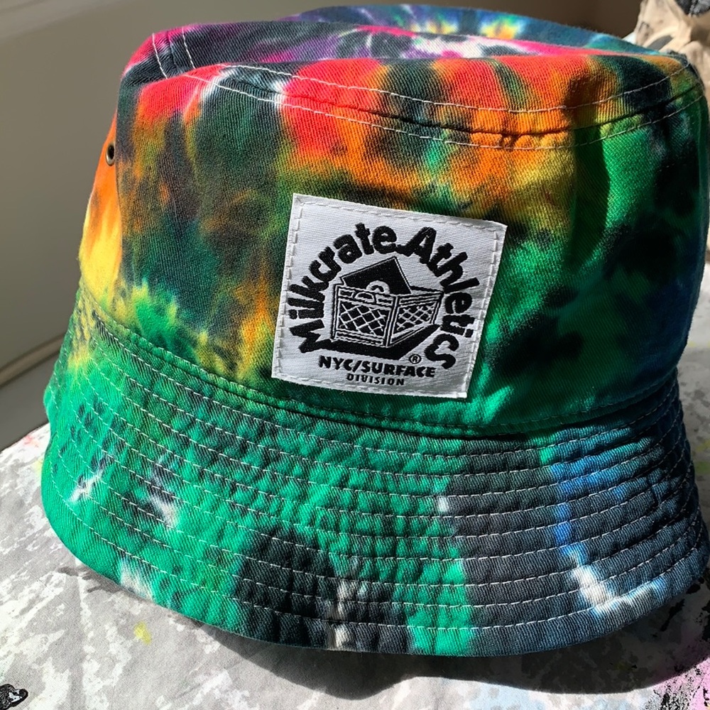 Milkcrate Athletics Tie Dye Bucket Hat NWOT